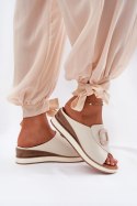 Sandał Klapki Model Artiker 56C2145 Light Beige - Step in style - 37