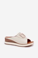 Sandał Klapki Model Artiker 56C2145 Light Beige - Step in style - 37