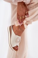 Sandał Klapki Model Artiker 56C2145 Light Beige - Step in style - 37