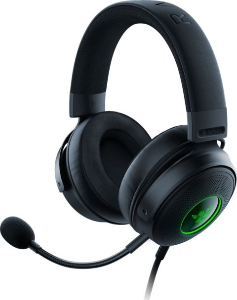 Słuchawki z mikrofonem RAZER Kraken V3 Czarno-zielony Czarno-zielony