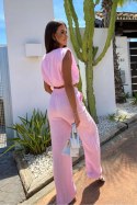 Spodnie Komplet Model Nicol 261795321 Pink - LaBalancia - uniwersalny Spodnie Komplet Model Nicol 261795321 Pink - LaBalancia - uniwersalny