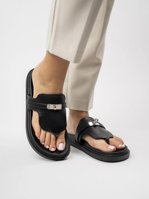 Damskie Klapki ALMA BLACK - 38 Damskie Klapki ALMA BLACK - 38