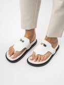 Damskie Klapki ALMA WHITE - 39