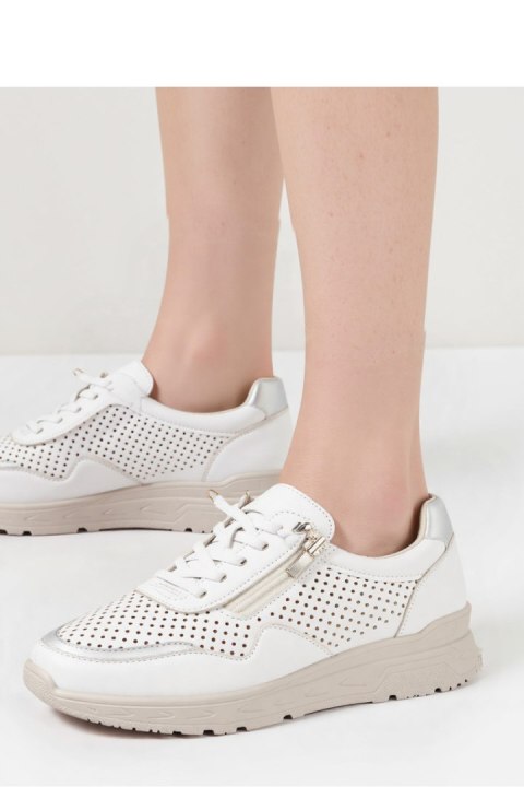 Damskie Sneakersy AVERIA WHITE ? Komfort i Elegancja na Każdy Dzień - Inello - 39 Damskie Sneakersy AVERIA WHITE ? Komfort i Elegancja na Każdy Dzień - Inello - 39