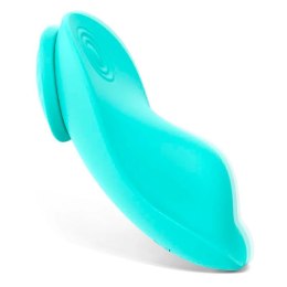 S-HANDE Leaf-RTC dyskretny zdalnie sterowany wibrator typu panty z 9 trybami wibracji Light Blue (P1)