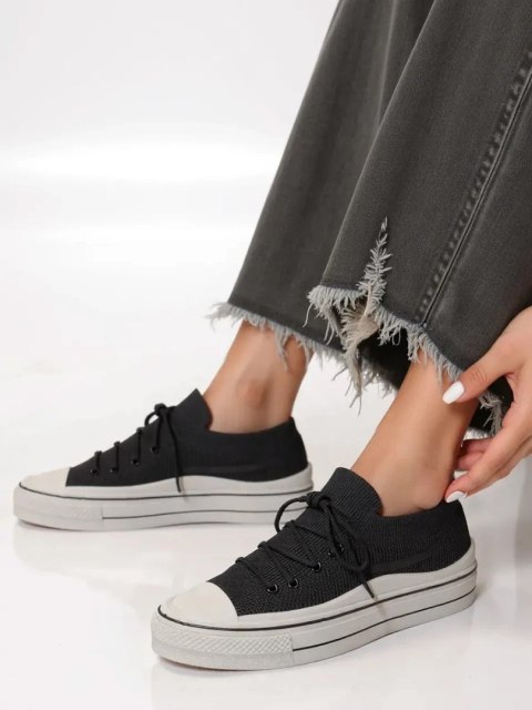 Damskie Sneakersy ZELMA BLACK - 39 Damskie Sneakersy ZELMA BLACK - 39