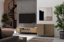 Komoda KAMARO 2D SLIM DĄB ARTISAN Lamele Front Ryflowany Komoda KAMARO 2D SLIM DĄB ARTISAN Lamele Front Ryflowany