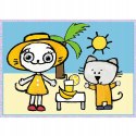 Puzzle Kicia Kocia 4w1 Dzień Kici Koci Trefl 34372 Puzzle Kicia Kocia 4w1 Dzień Kici Koci Trefl 34372