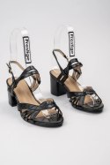 Damskie Sandały GLIMMER BLACK - 39 Damskie Sandały GLIMMER BLACK - 39