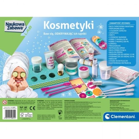 Fabryka Kosmetyków dla dzieci Naukowa Zabawa Clementoni #G2 Fabryka Kosmetyków dla dzieci Naukowa Zabawa Clementoni #G2