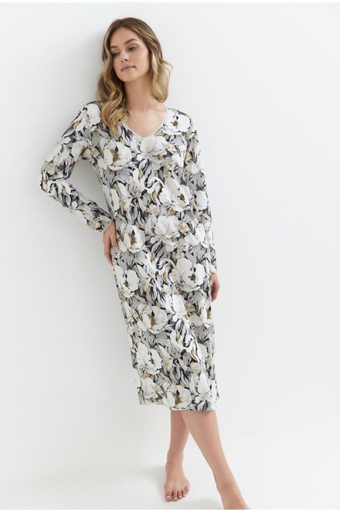 Koszulka nocna Koszula Nocna Model 414 Grey - Cana - L Koszulka nocna Koszula Nocna Model 414 Grey - Cana - L