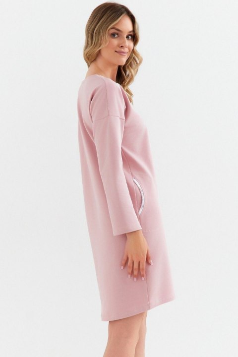 Koszulka nocna Koszula Nocna Model 428 Powder Pink - Cana - M Koszulka nocna Koszula Nocna Model 428 Powder Pink - Cana - M