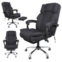 MASTER Bürodrehsessel mit Fußstütze und Massagefunktion - schwarz MATERIAL KO32CZ MASTER Bürodrehsessel mit Fußstütze und Massagefunktion - schwarz MATERIAL KO32CZ