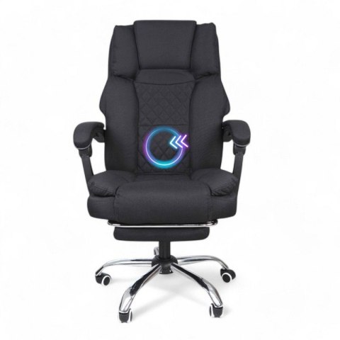 MASTER Bürodrehsessel mit Fußstütze und Massagefunktion - schwarz MATERIAL KO32CZ MASTER Bürodrehsessel mit Fußstütze und Massagefunktion - schwarz MATERIAL KO32CZ