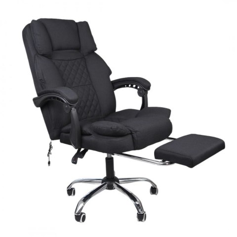 MASTER Bürodrehsessel mit Fußstütze und Massagefunktion - schwarz MATERIAL KO32CZ MASTER Bürodrehsessel mit Fußstütze und Massagefunktion - schwarz MATERIAL KO32CZ