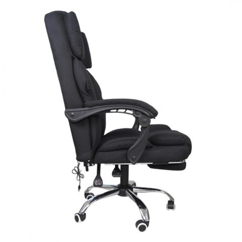 MASTER Bürodrehsessel mit Fußstütze und Massagefunktion - schwarz MATERIAL KO32CZ MASTER Bürodrehsessel mit Fußstütze und Massagefunktion - schwarz MATERIAL KO32CZ