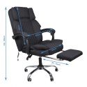 MASTER Bürodrehsessel mit Fußstütze und Massagefunktion - schwarz MATERIAL KO32CZ MASTER Bürodrehsessel mit Fußstütze und Massagefunktion - schwarz MATERIAL KO32CZ