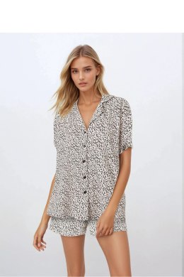 Piżama Damska Model About Style Beige - Momenti Per Me - s