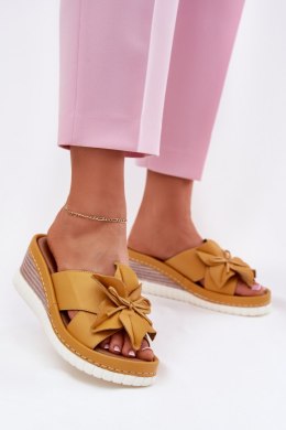 Sandał Klapki Model Artiker 52C0504 Yellow - Step in style - 38