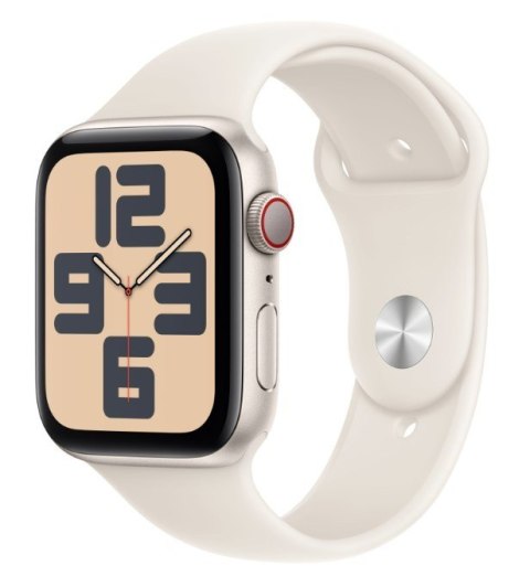 Watch SE GPS + Cellular 44 mm APPLE watchOS 11 Księżycowa poświata Watch SE GPS + Cellular 44 mm APPLE watchOS 11 Księżycowa poświata