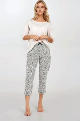 Piżama Damska Model Your Emotions Beige - Momenti Per Me - L