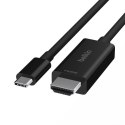 BELKIN AVC012bt2MBK 2m /s1x USB typu C 1x HDMI typu A BELKIN AVC012bt2MBK 2m /s1x USB typu C 1x HDMI typu A