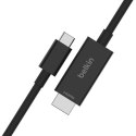 BELKIN AVC012bt2MBK 2m /s1x USB typu C 1x HDMI typu A BELKIN AVC012bt2MBK 2m /s1x USB typu C 1x HDMI typu A