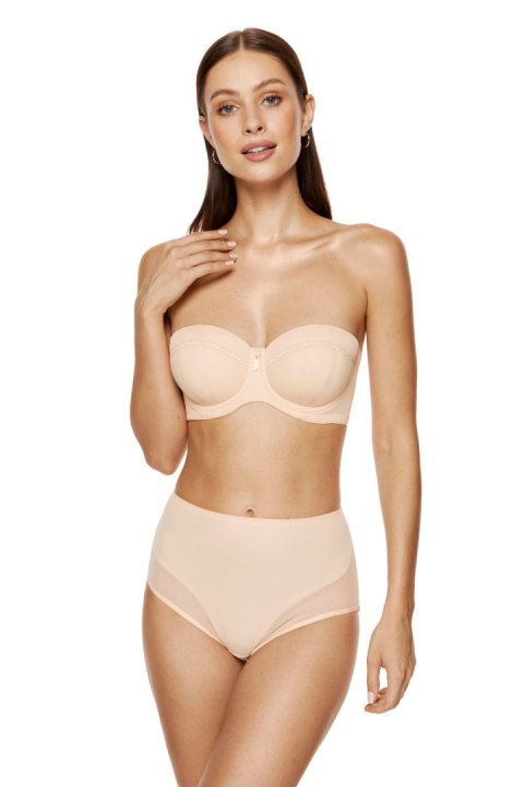 Biustonosz push up Biustonosz usztywniany Model Bona B4 Beige - Gorteks - 95C Biustonosz push up Biustonosz usztywniany Model Bona B4 Beige - Gorteks - 95C