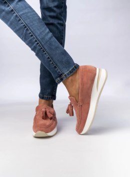 Damskie Mokasyny - Różowe LIVIA PINK - 41