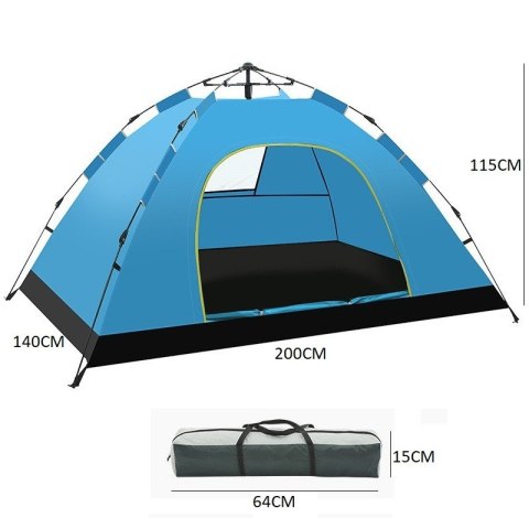Faltbares 2-3 Personen Campingzelt 200x140x115cm BAL12N Faltbares 2-3 Personen Campingzelt 200x140x115cm BAL12N
