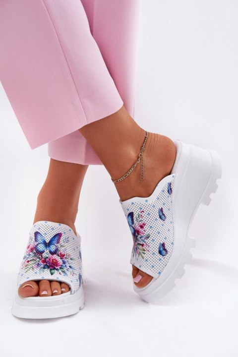 Sandał Klapki Model Artiker 56C0428 White - Step in style - 39 Sandał Klapki Model Artiker 56C0428 White - Step in style - 39