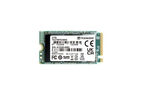 Dysk SSD TRANSCEND TS2TMTE400S (M.2 2242″ /2 TB ) Dysk SSD TRANSCEND TS2TMTE400S (M.2 2242″ /2 TB )