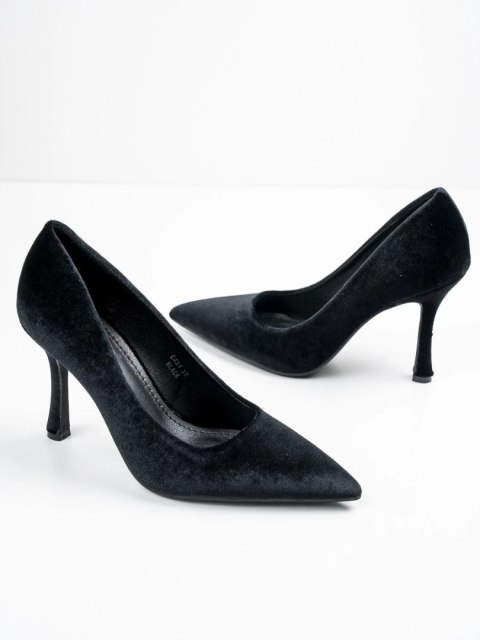 Baleriny damskie eleganckie w kolorze Black - 39 Baleriny damskie eleganckie w kolorze Black - 39