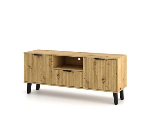 SZAFKA RTV Scandi 2D1S SLIM DĄB ARTISAN SZAFKA RTV Scandi 2D1S SLIM DĄB ARTISAN