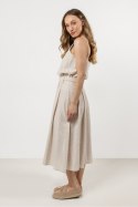 Spódnica Model A723 Beige - awama - M Spódnica Model A723 Beige - awama - M