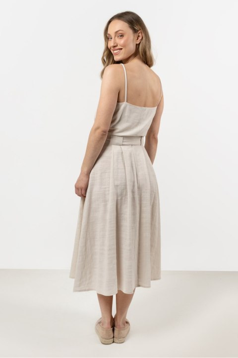 Spódnica Model A723 Beige - awama - M Spódnica Model A723 Beige - awama - M
