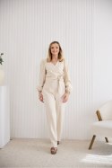 Spodnie Komplet Model M387/6 Beige - La Aurora - 38