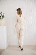 Spodnie Komplet Model M387/6 Beige - La Aurora - 40