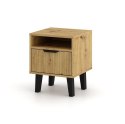 Szafka nocna Scandi 1S SLIM DĄB ARTISAN