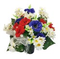 BUKIET NA CMENTARZ MAKI CHABRY MARGARETKI KWIATY DO FLAKONU BUKIET NA CMENTARZ MAKI CHABRY MARGARETKI KWIATY DO FLAKONU
