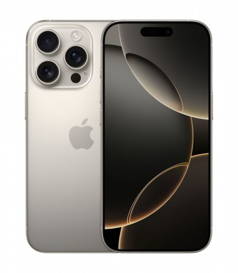 Smartphone APPLE iPhone 16 Pro 512 GB Natural Titanium (Tytanowy) MYNQ3HX/A Smartphone APPLE iPhone 16 Pro 512 GB Natural Titanium (Tytanowy) MYNQ3HX/A