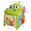 Kostka edukacyjna sorter pianinko sensoryczna labirynt zegar krokodyl MS007 Kostka edukacyjna sorter pianinko sensoryczna labirynt zegar krokodyl MS007