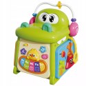 Kostka edukacyjna sorter pianinko sensoryczna labirynt zegar krokodyl MS007 Kostka edukacyjna sorter pianinko sensoryczna labirynt zegar krokodyl MS007