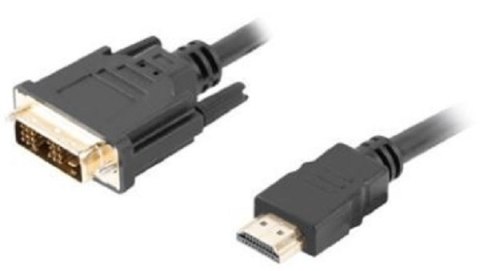 LANBERG CA-HDDV-10CC-0018-BK 1.8m /s1x HDMI (A) 1x DVI-D LANBERG CA-HDDV-10CC-0018-BK 1.8m /s1x HDMI (A) 1x DVI-D