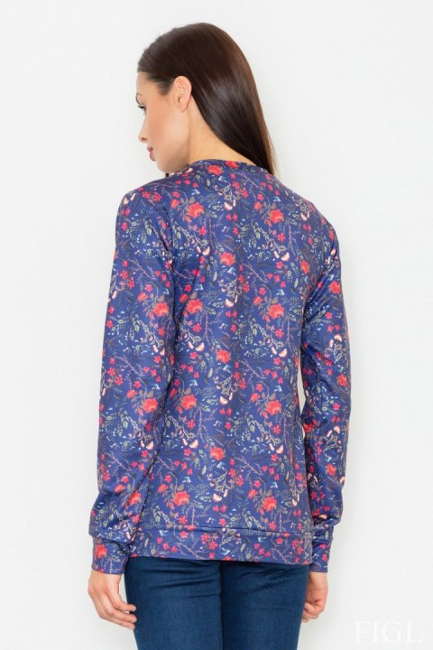 Bluza Damska Model M541 Wzór 58 Blue - Figl - M Bluza Damska Model M541 Wzór 58 Blue - Figl - M