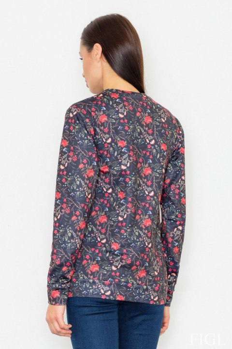 Bluza Damska Model M541 Wzór 59 Black - Figl - XL Bluza Damska Model M541 Wzór 59 Black - Figl - XL