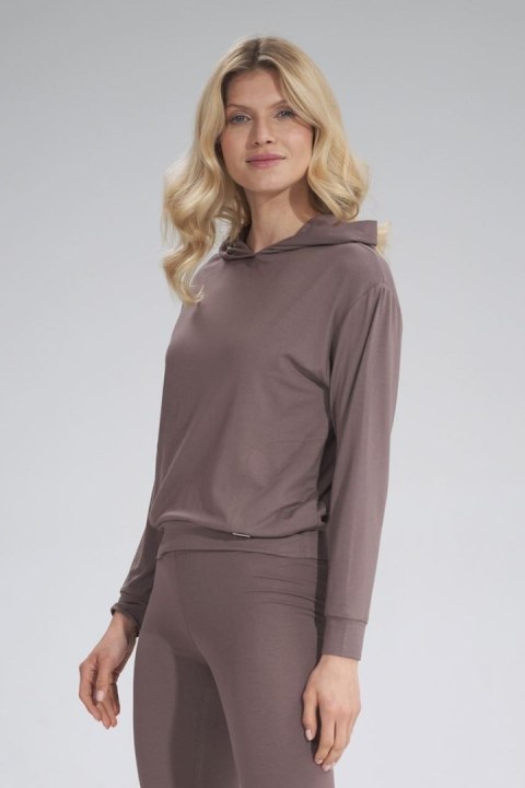 Bluza Damska Model M770 Brown - Figl - M Bluza Damska Model M770 Brown - Figl - M