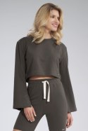 Bluza Damska Model M774 Oliwka - Figl - s Bluza Damska Model M774 Oliwka - Figl - s