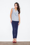 Bluzka Model 337 Grey - Figl - M