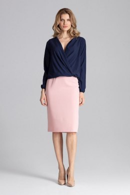 Bluzka Model M659 Navy - Figl - L